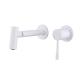 Hotel Wall Mount Bathroom Faucet Embedded White Sink Taps 2kg Customized