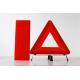  43*43*43, brilliant red AS / ABS safety motorcycle reflective warning triangle road sign