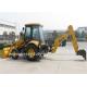 SDLG B877 8.4 Tons Backhoe Loader Machinery For Road Construction 0.18M3 Digger Bucket