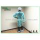 Green/Yellow Disposable Use Isolation Gowns/Disposable Lab Gowns With elastic wrist