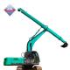 Q345B Two Inner Excavator Telescopic Boom Dipper Arm Blue