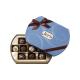 Elliptical Shape Truffle Chocolate Gift Packaging Boxes Removable Inner Tray
