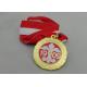 3D Nickel Ribbon Medals Without Enamel For Carnival