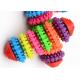 Colorful Bone Shaped Plastic Pet Toys OEM ODM Accepted Four Size Optional