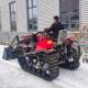 Amphibious 50 Horsepower Tractor Cultivated Land Crawler Tractor Rotary Tiller