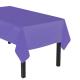 Heavy Duty Disposable Solid Color Plastic Table Cover for Rectangle Tables