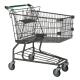 Q235 Steel Supermarket Shopping Trolley Cart On Wheels