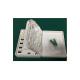White SC FTTH Fiber Optic Termination Box 4 Core Applied For Indoor Use