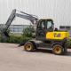 Engineering Use Big Digger ZHONGMEI Hydraulic Wheeled Excavator With Cab
