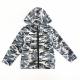 100% Polyester Shell Material Boys Hooded Winter Coat with Cotton Lining and Zipper