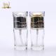 Free Samples Cosmetics Packaging 35ml Acrylic Cover Clear Liquid Foundation Bottle