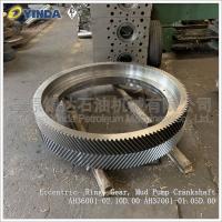 Eccentric Ring Gear Mud Pump Crankshaft AH36001-02.10D.00 High Rigidity