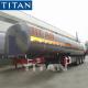 TITAN 30-50cbm bitumen heater fuel petrol tanker semi trailer for sale