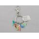 Small Marine Animals Promotional Keychain , 28mm Colorful Offset Printing For Girl