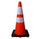 High Visibility Orange PVC Road Traffic Cone For Road Safety Precautions