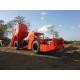 RT-20 Low Profile Dump Truck For Tunneling Rock Excavation With 10m3 Capacity