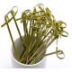Decorative Cocktail 4 inch bamboo knot skewers picks 50pcs Packing