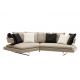 Sectional Corner Modern Upholstered Sofa Set Solid Wood Frame European Style