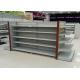 Environmental Supermarket Display Shelving With Powder Coated Surface Treatment