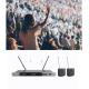 Pro UHF Audio Wireless Microphone System 4 Channel Handheld Headset Lavalier