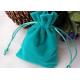 Teal Attractive Velvet Gift Bags Color And Size Custom Prompt Delivery