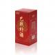 Gold Hot Stamping logo Printing Red Color Rectangle Shape Paperboard Tube for Wine Packing