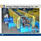 Touch Screen PLC Control Cable Tray Roll Forming Machine With Servo Guiding Device