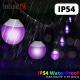 Bistro Decorative LED String Lights 15m 20 Pixels Bulbs Holiday Wedding Party Christmas Lights