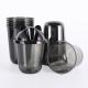 Coffee Durable Dessert Cups With Lids Frosted Plastic Cups Personalized