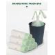Eco Friendly Thick 0.05mm Recyclable Garbage Bags With Drawstring