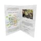 LCD screen printing digital catalogue card advertising player video book ODM ROHS Certificate