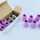 Alumina Welding Cup Set for TIG Welding Torch WP17/18/26 Better Weld Visibility Advantage
