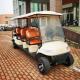 Self Compensating 8 Passenger Golf Cart Electric Club Car 4kw Sightseeing Car
