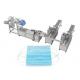 Non Woven Fabric Surgical Face Mask Making Machine 1 Year Warranty