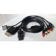 P2 / P3 / WII / WII U / XBOX360 All IN1 AV Component Video game Cable