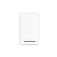 White 6600mah Dual USB portable power bank iphone battery extender with LED flashlight