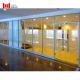 Frosted Glass Office Partition Wall 38-44db Noise Cancelling Wall Dividers