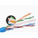 ETL 23AWG HDPE 4 Pair Cat6 Cable 0.57mm Copper cat6 internet cable