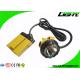 Corded Underground Mining Cap Lights 25000lux With 10.4Ah SAMSUNG Battery