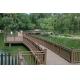 1.2m Insect Resistant WPC Railing Biodegradable Bridge Plastic Handrail Systems