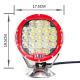 63 Watt Cree 7 Inch Round Car LED work light Headlights Black/Yellow/Red/Blue Aluminum Housing