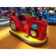 Attractive Red Kids Bumper Car , Bumper Cars Ride Colorful LED Headlight
