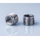 Stainless Steel Slotted Threaded Inserts Self Tapping M12x22 , 30200120500