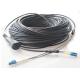 PDLC 4F SM SX Fiber Optic Patch Cables  LSZH 4.8mm Length With 50M 100M