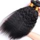 Brazilian / Peruvian Kinky Straight Virgin Human Hair Bundles With Natural Color