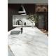 White Quartz Worktop Kitchen Countertop Background Artificial Stone