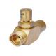 Brushed Polished Small Brass Valve Brass Precision Turned Components Durable