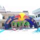 Oxford Fabric Double Inflatable Arches For Advertising And Promotion