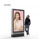 75 Inch Free Standing Double Outdoor Digital Totem Weather Proof For Bus stop Shelter