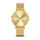 Gold Coating Diamond Face Watch Waterproof Under 30m Meter Private Label